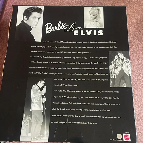New in box Elvis and Barbie combined Barbie pair - Picture 8 of 9